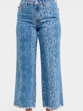 Judy Blue Snake Print Jeans